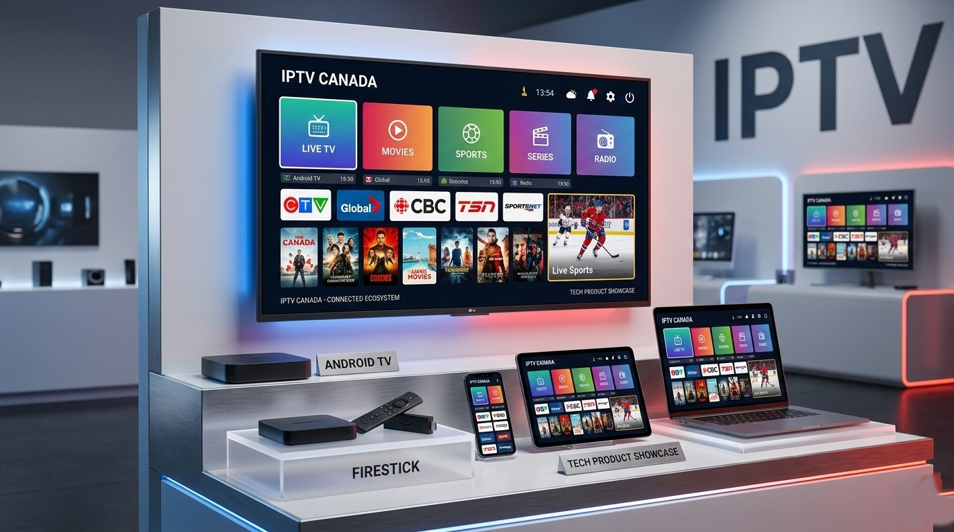 IPTV Canada content library - Canadian shows, movies, live sports and international channels